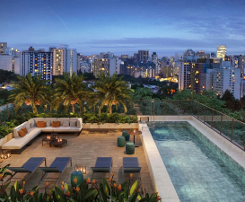 apartamento imovel studio campo belo